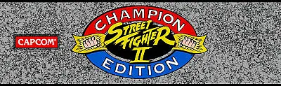 Street Fighter II Champion Edition Arcade Marquee Header/Backlit Sign • $15.75