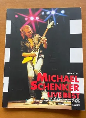 Michael Schenker LIVE BEST  JAPAN BAND SCORE GUITAR TAB - M.S.G. - MSG - UFO - • $33