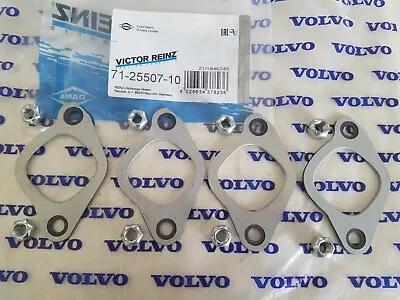 Volvo Exhaust Manifold Gasket Set 1976-1995 B21 - B23 - B230 Engines 240's 700's • $17.95