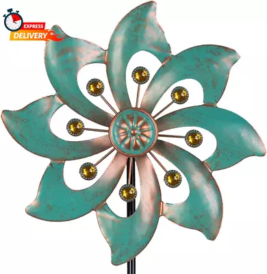Garden Decor Wind Spinners Small Waterproof Metal Pinwheels Wind Spinner For Ya • $19.87