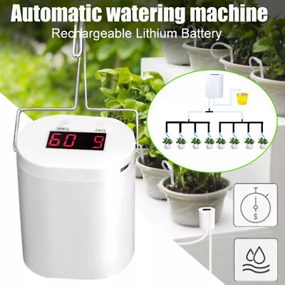 £12.93 • Buy Automatic Drip Irrigation Watering System Kit Plant Controller Garden Greenhouse
