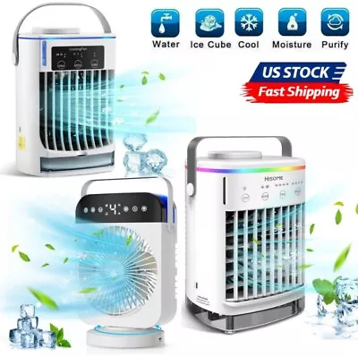 Evaporative Portable Air Cooler Fan Humidifier Home Mini Air Conditioner Cooling • $29.95