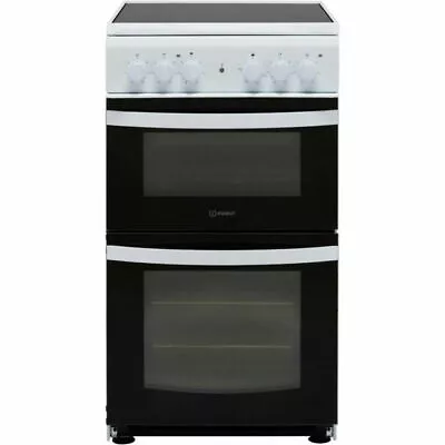 £390 • Buy Indesit ID5V92KMW Cloe 50cm Free Standing Electric Cooker With Ceramic Hob A