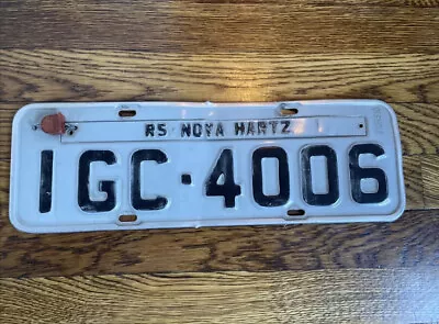 Brazil ￼License Plate # IGC 4006 Nova Hartz Vintage Brasil 🇧🇷 Brazilian • $29.95