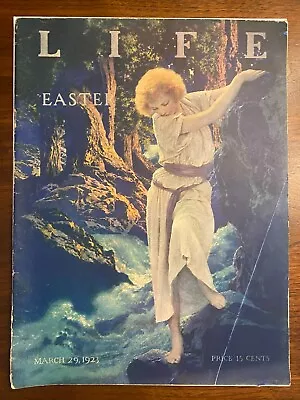 ORIGINAL Life Magazine March 29 1923 Maxfield Parrish The Canyon Full Issue • $175