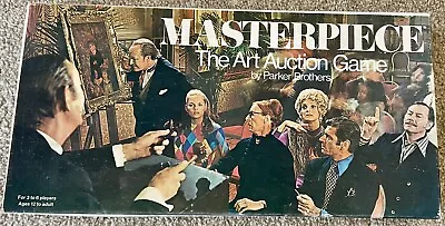 Vintage Parker Brothers Masterpiece  Art Auction Board Game Incomplete • £28.91