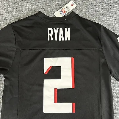 Matt Ryan Atlanta Falcons Jersey Men’s Small Black NFL Team Apparel Jersey NFLPA • $35