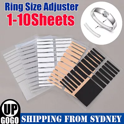 Invisible 19PCS Ring Size Adjuster Resizer Set Reducer Pad Resizing Jewellery AU • $3.02