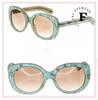 Marc Jacobs 367 Fashion Pearl Aqua Green Oval Chunky Summer MJ367S Sunglasses • $71.28