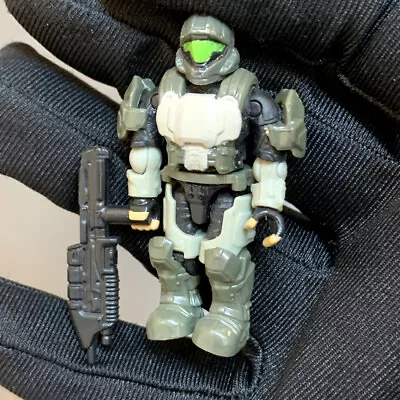 As Picture Rare Mega Bloks Construx Halo Heroes Series 1 Buck ODST Figure #6Y • $14.50