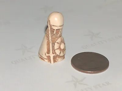 Hnefatafl Viking Chess Game Of Kings Tan Resin Replacement Piece 1.25  3cm Tall • $19.49