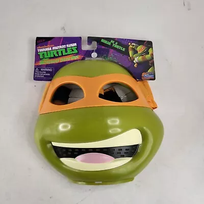 TMNT Deluxe Michelangelo Hard Plastic Mask Costume Teenage Mutant Ninja Turtle • $14.99