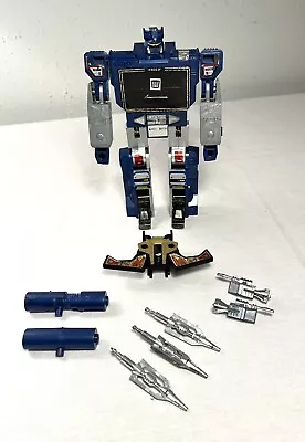 Vintage  SOUNDWAVE  Transformer With Buzzsaw  Cassette  1984  G1  Complete • $174.99