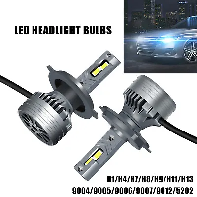 H4 H13 LED Headlight Bulbs Conversion Kit High Low Beam 6500K Cool White Light • $17.16