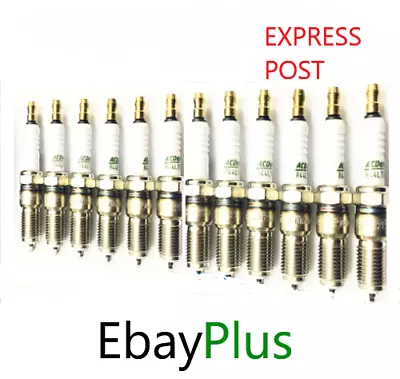 12 X AC Delco Spark Plugs Jaguar XJ12 XJS XJRS XJSC V12 6.0L 5.3L -  R42LTS • $70