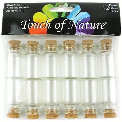 Touch Of Nature Miniature Glass Vials W/Corks 12/Pkg-1.75  • $10.91