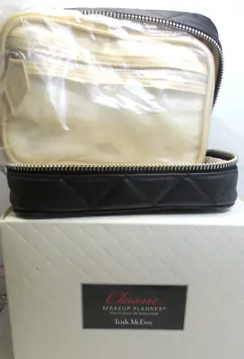 Trish Mcevoy Classic Makeup Planner + Mini Black Beige Bag - Boxed • $65