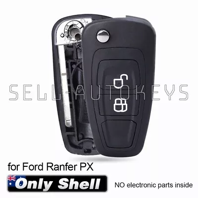 Suitable For Ford Ranger PX 2011-2015 2 Buttons Flip Remote Key Shell Case Fob • $14.85