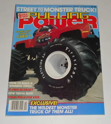 Vintage Pulling Power Monster Truck Magazine October 1986 • $67.72