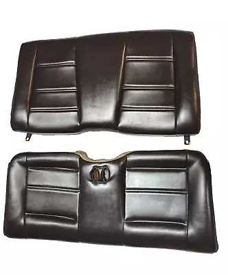 1999-2004 Ford Mustang GT LX Convertible Rear Seat Dark Gray Leather |U5686 • $200