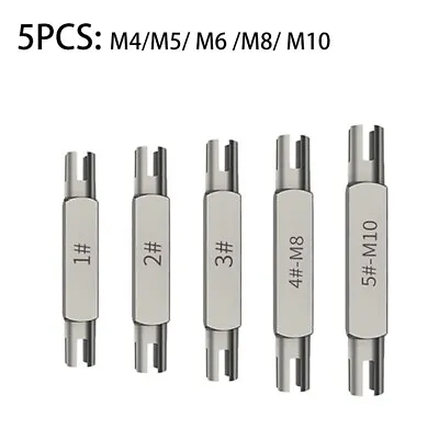 5PCS Broken Head Taps SetHex Double Head Screw Tap Extractor M4 -M10 • $15.63