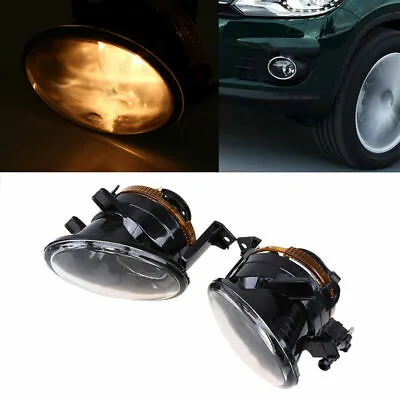 Pair Front Fog Lights Lamps Fits Volkswagen VW Touareg 2010 2011 2012 2013 2014 • $37.49