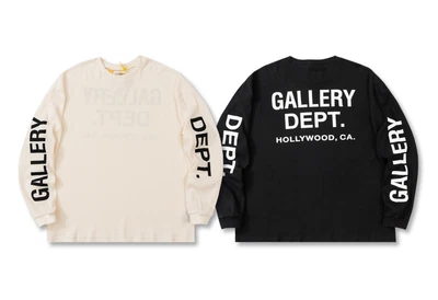 $45.99 • Buy Gallery Dept Department Thermal Waffle Letter Print Long Sleeve T-Shirt