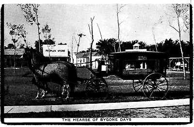 Postcard The Horse Drawn Hearse Of 1890 Pioneer Village Minden Nebraska A1 • $19.99