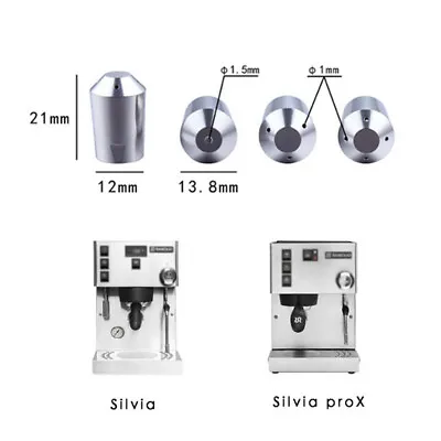 Stainless Steel Steam Nozzle Parts For Rancilio Silvia/Silvia Pro X Coffee Maker • $19.79