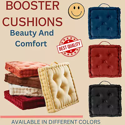 Chunky Garden Armchair Booster Cushion Thick Seat Pads Dining Car Chair Riser • £13.49