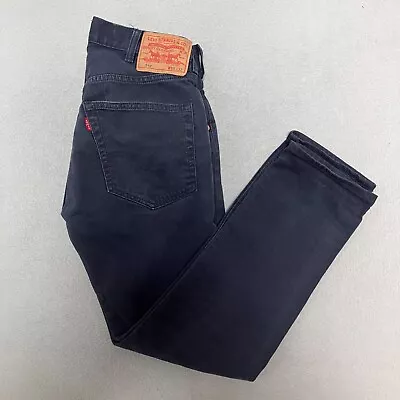 Levis LVC 519 Extreme Skinny Fit Canvas Jeans Blue Men's W30 L28 • £22.99