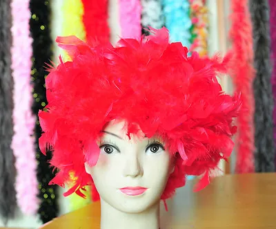 $24.99 • Buy Red Chandelle Feather Costume Wig Halloween (GA, USA)
