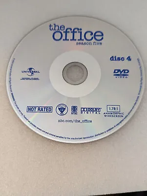 The Office US Season 5 Disc 4 ONLY Replacement DVD NTSC Pre-Owned • $2