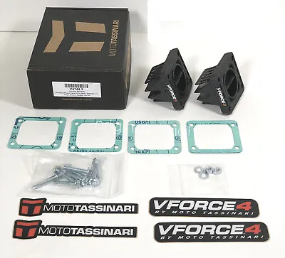 $90 • Buy Banshee V Force 4 Pair Reed Valve Cages VForce Reeds Yamaha YFZ 350 Four V4144-2