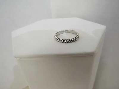 Carolyn Pollack Sterling Silver Band Stackable Ring 925 Sz: 6 • $19.99