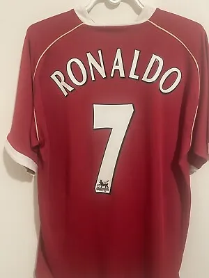 Ronaldo Manchester United Nike Home Jersey EPL Nameset  KIT Large Men’s • $147.18