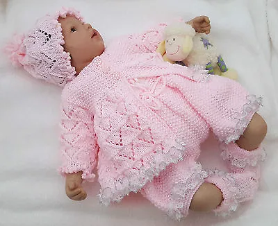 Baby Knitting Patterns Dk 59 Girls Or Reborn Dolls By  Precious Newborn Knits • £3.99