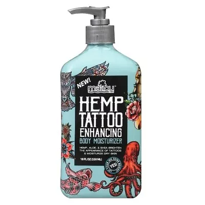 Malibu Tan Hemp Tattoo Enhancing Body Moisturizer - 18 Fl. Oz. • $12.66