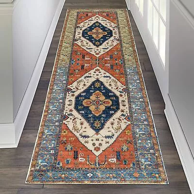 Lokhom Red Traditional Oriental Medallion 5x7 Area Rug Carpet 2x3 Mat 2x10 Rugs • $32.99