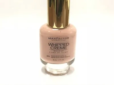 Max Factor Whipped Creme Make-up 1.2 Oz 35 Ml # 305 Rose Beige ( Cool 2 ) No Box • $99.50