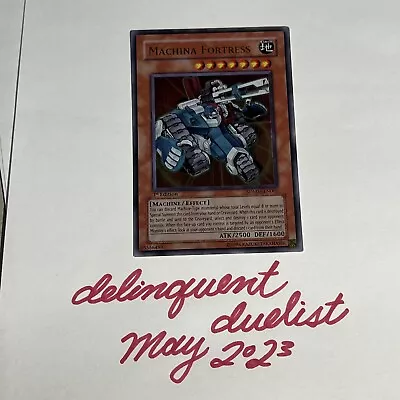 YUGIOH 1st EDITION SDMM-EN001 MACHINA FORTRESS ULTRA RARE NEAR MINT • $14.99