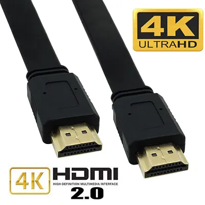 £2.95 • Buy HDMI Cable V2.0 Gold Plated High Speed HDTV UHD 4K 2160p 4K@60hz 3D 1M-10M
