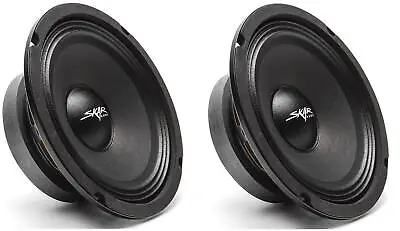 (2) New Skar Audio Fsx65-4 6.5-inch 4 Ohm 300w Max Car Pro Audio Speakers - Pair • $45.99