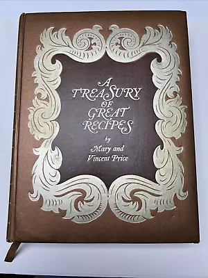 1965 A Treasury Of Great Recipes Mary Vincent Price Cookbook 1977 Printing • $40