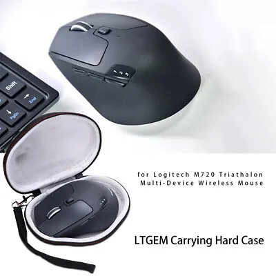 EVA Hard Case For Logitech M720 Triathalon Multi-Device Wireless Mouse - Travel • £7.19