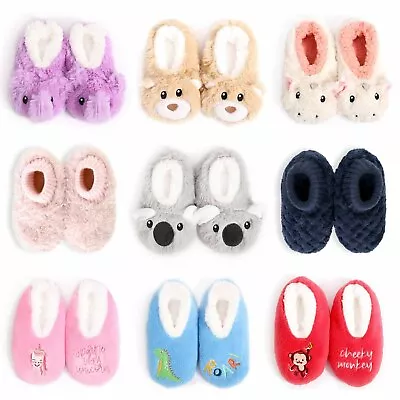 $17.95 • Buy Sploshies - SnuggUps Duos & Animals - Kids Toddler Soft Slippers Non-Slip Grip