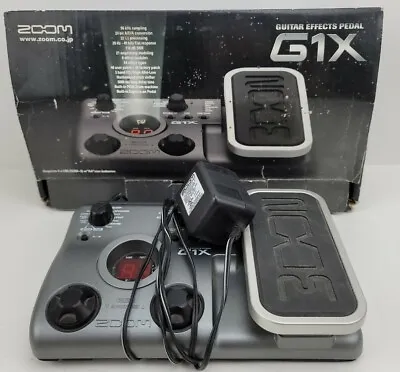 $89.99 • Buy Used Zoom Corporation G1X Electric Guitar Effects Pedal Effector In Box Tested