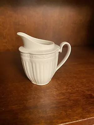 MIKASA Italian Countryside DD900 Stoneware 8 Oz Creamer Pitcher White Malaysia • $12.99