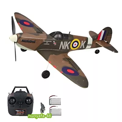 Spitfire 2.4G 4CH Fighter RC Airplanes Remote 6Axis  3D/6G Wing 450mm RTF Glider • $87.99