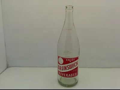 Vintage  Brunswick  Soda Bottle 1 Pt 12 Fl. Oz J.c. Beaulieu Madawaska Maine • $39.95